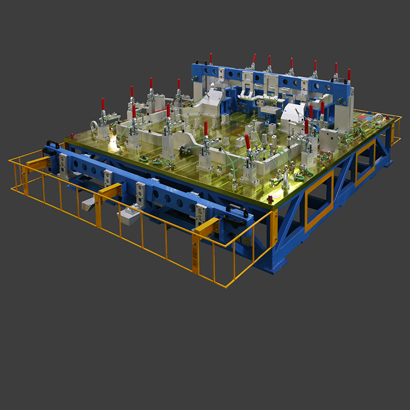 component Checking fixture for panel RR Floor pan